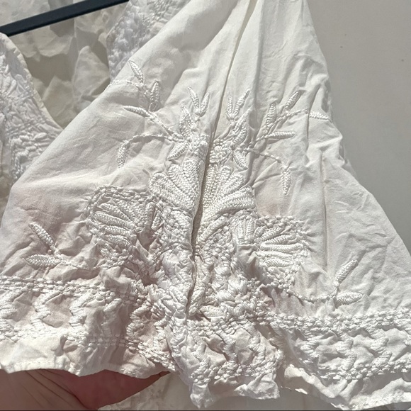 Butterfly sleeve cotton top boho flowy cottagecore - Picture 5 of 9